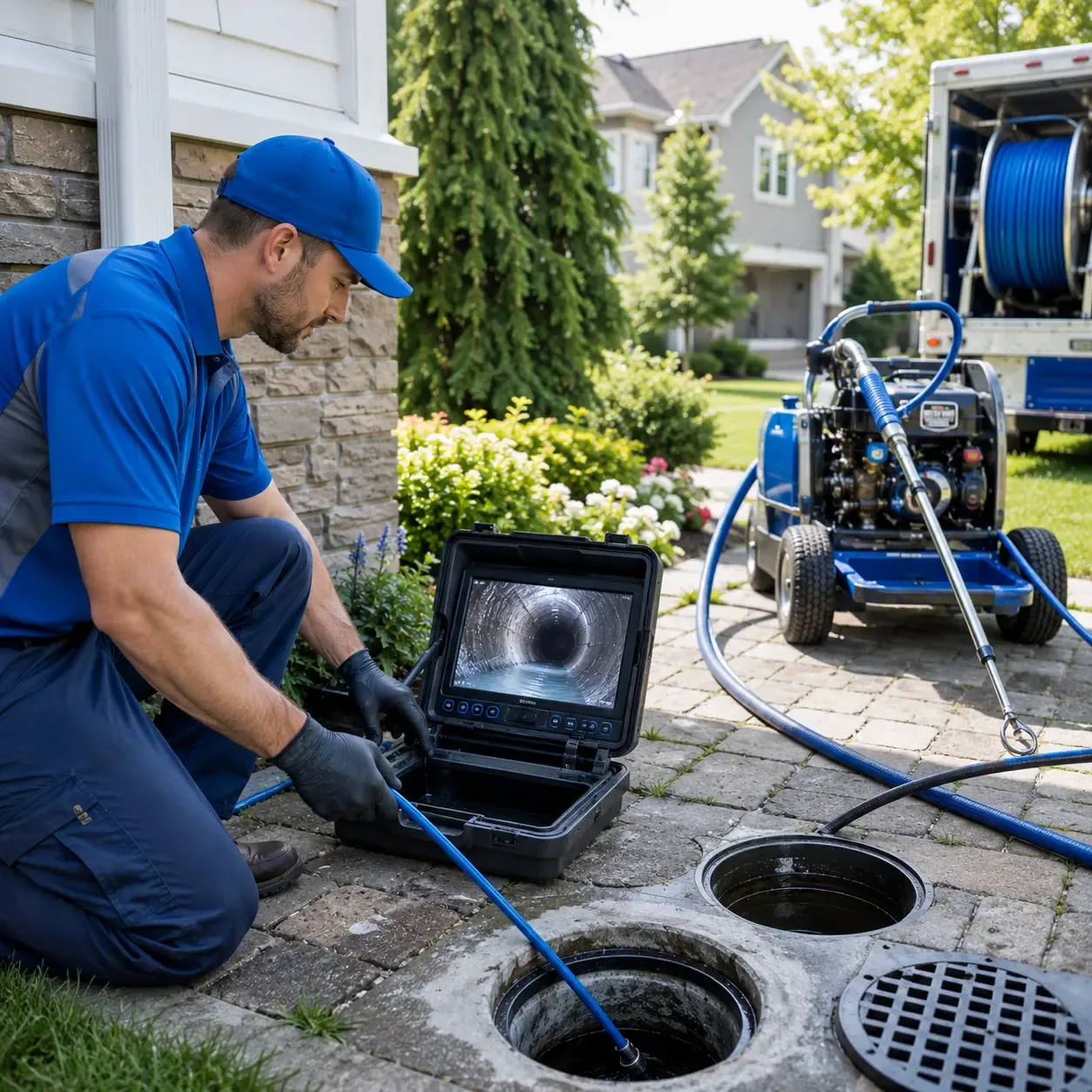Outdoor drain cleaning professionals serving Plymouth, WI