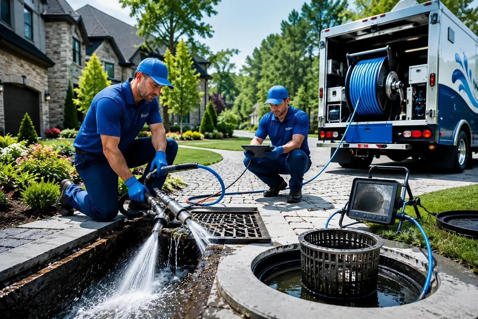 Local outdoor drain cleaning professionals in Plymouth, WI