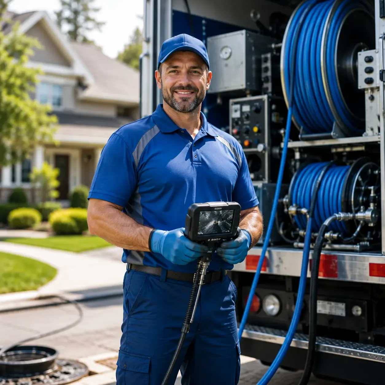 Local outdoor drain cleaning specialists in Plymouth, WI